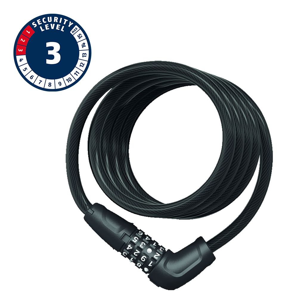 ABUS  NUMERO 5510C/180 MAT BLK W/SCMU | bicycle pro shop SQUADRA